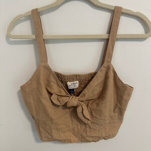 Universal Thread khaki crop top, NWT, Small